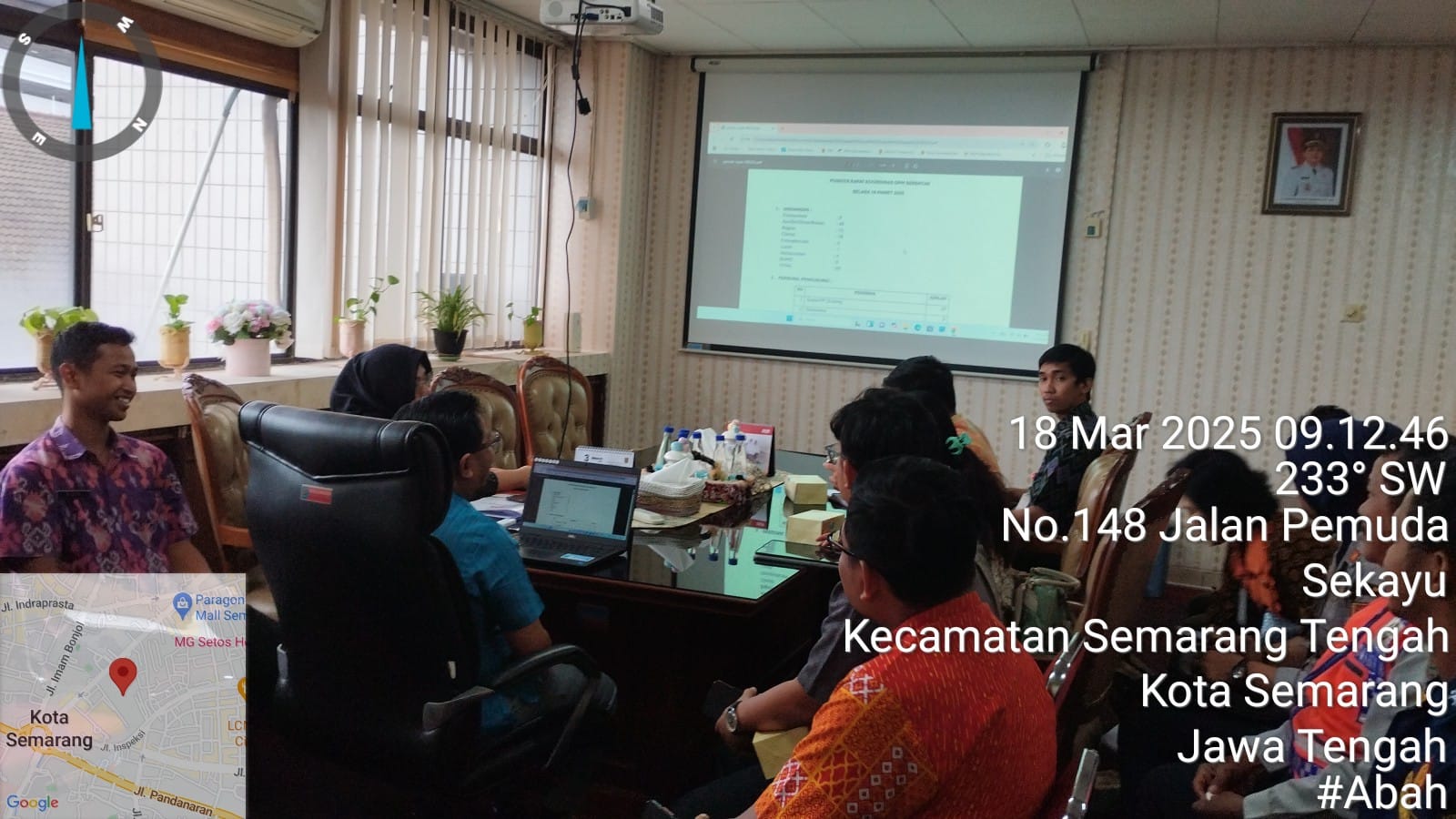 Rapat Koordinasi Persiapan Gerakan Pangan Murah Serentak se-Jawa Tengah dan HLM TPID Kota Semarang Tahun 2025